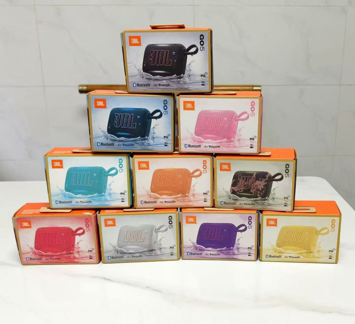 Jbl Speaker Go 4 - ลำโพงบลูทูธพกพา JBL GO5 กันน้ำ IP68, ลำโพงไร้สายขนาดเล็กพกพาสะดวกสำหรับการเดินทางและตั้งแคมป์กลางแจ้ง