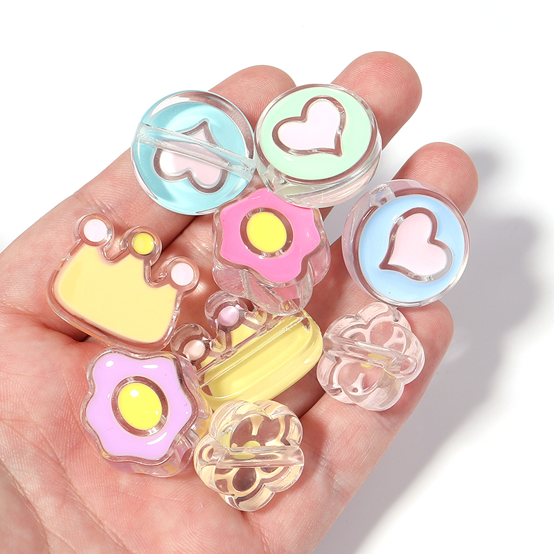 Drip Tip Resin - ลูกปัดเรซิ่นหลากสีขนาด 20 มม. จำนวน 10 ชิ้น